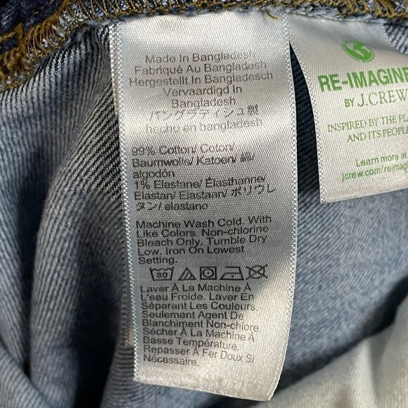 J Crew Jeans Mens 31x32 Blue Athletic Slim Fit Light Wash Stretch Denim Casual - Picture 5 of 13